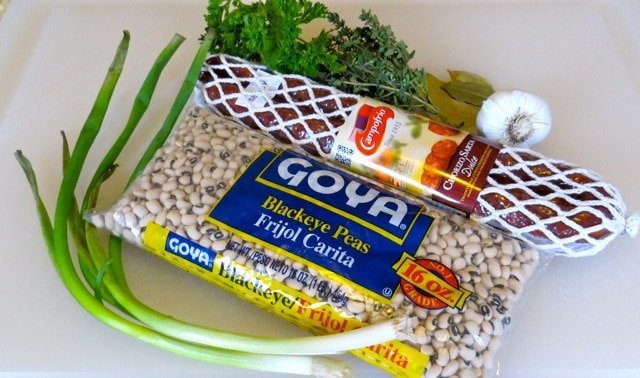 Black Eyed Peas Jambalaya ingredients