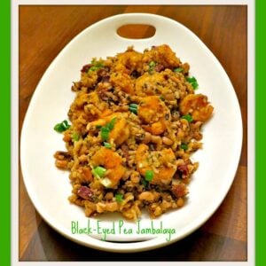 Picture of black eyed peas jambalaya