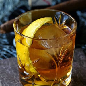 A bourbon cocktail recipe with a lemon twist