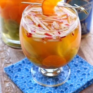 Blue Moon Sangria is the perfect happy hour cocktail!