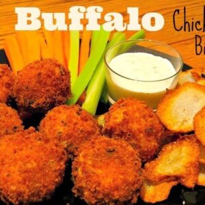 Buffalo Chicken Bites with ranch