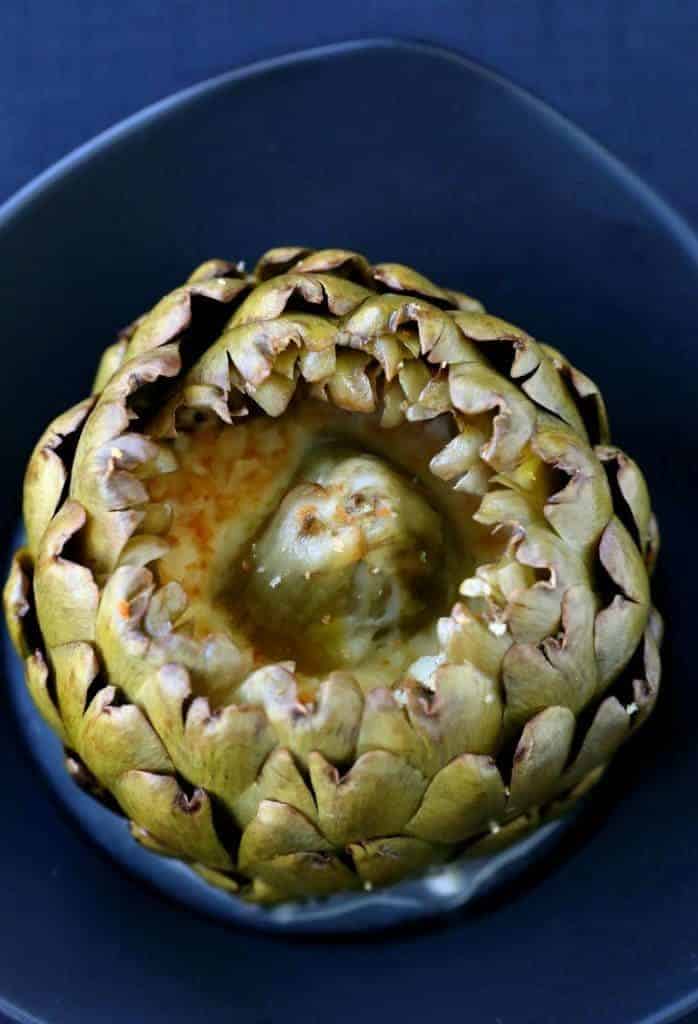 Stuffed Artichokes with Garlic and Fontinella are my favorite vegetable side dish!