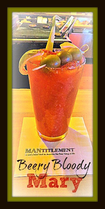 This Beer Bloody Mary is perfect for brunch or happy hour! A twist on a Bloody Mary cocktail using beer instead of vodka! Beer Bloody Mary cocktail