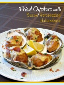 Fried Oysters with Bacon-Horseradish Hollandaise photo