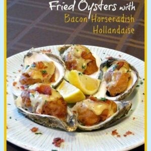 Fried Oysters with Bacon-Horseradish Hollandaise photo