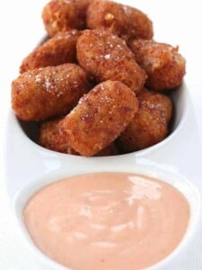 cheesy corned beef tater tots top