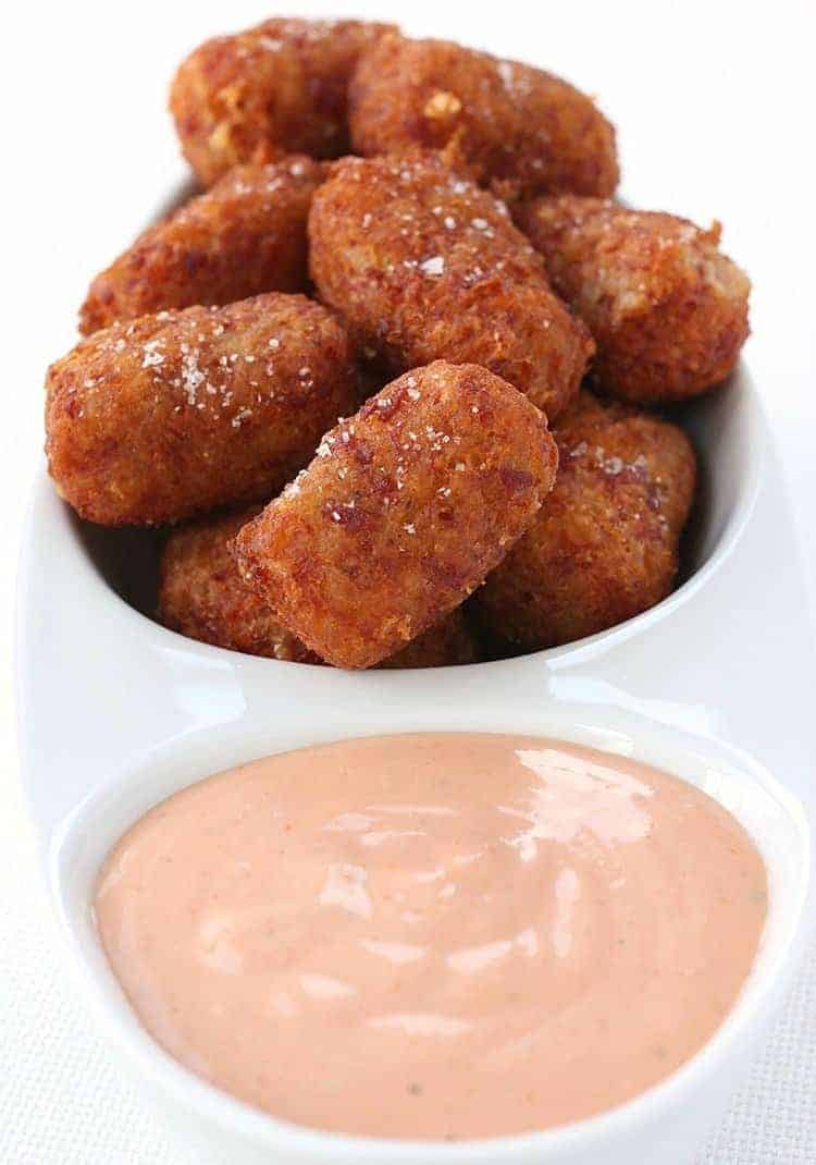10 Leftover Corned Beef Recipes to transform your leftovers into new, fun and unique recipes. From appetizers to breakfast to dinner ideas! cheesy corned beef tater tots top