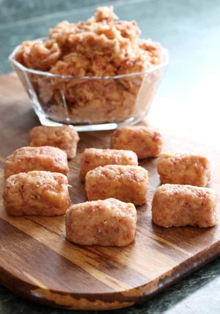 Cheesy Corned Beef Tater Tots are made with leftover corned beef and potatoes