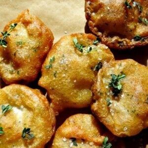 fried shiitake mushrooms