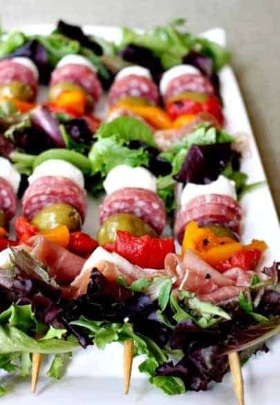 Antipasto Salad Kabobs | Easy Party Appetizer Idea