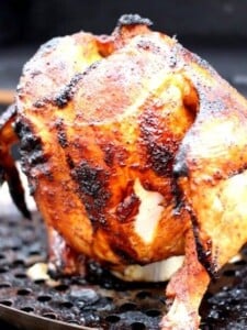 beer can chicken on roaster
