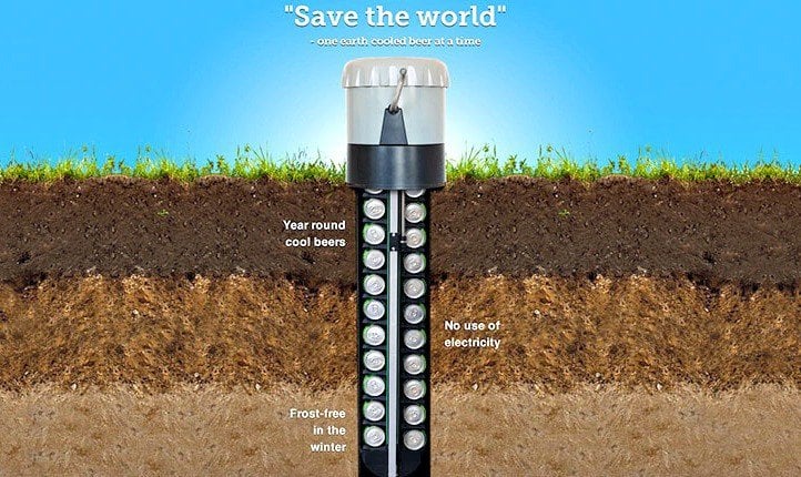 in ground drink cooler