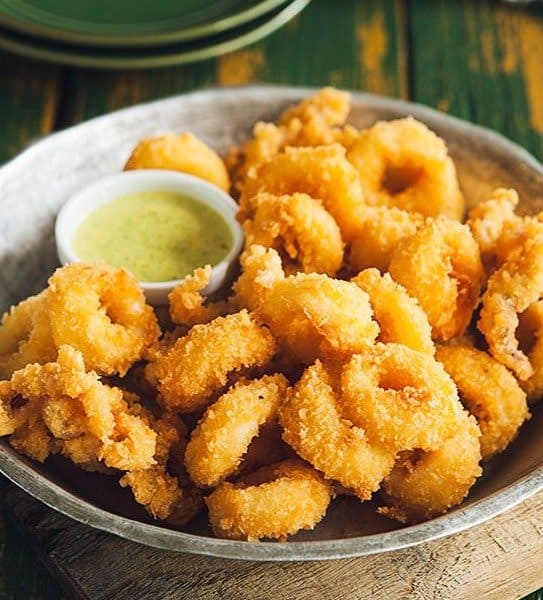 parmesan calamari