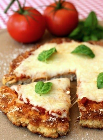 Chicken Parm Pizza is a chicken recipe that tastes and looks like a pizza
