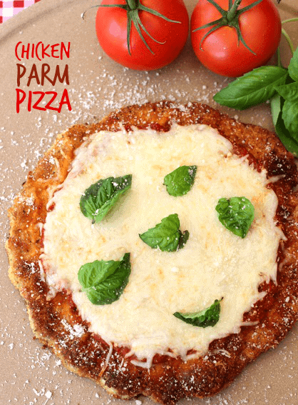 chicken parm pizza is a low carb chicken recipe that can be swapped out for pizza