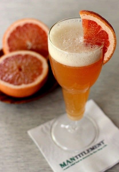 grapefruit beer bellini