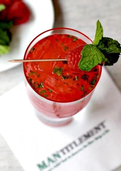 raspberry mojito top