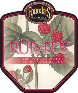 raspberry beer label