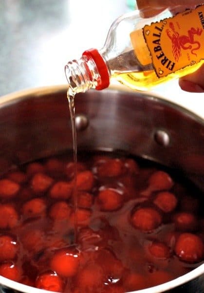 Fireball Whiskey Cheesecake Shots are a no bake dessert with whiskey