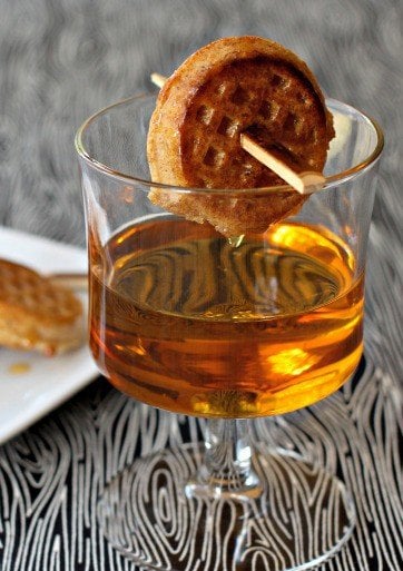 maple 43 cocktail with garnish