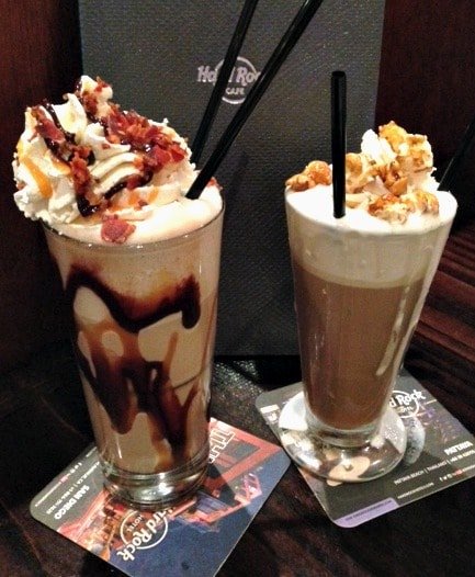 bourbon milkshakes at hard rock cafe
