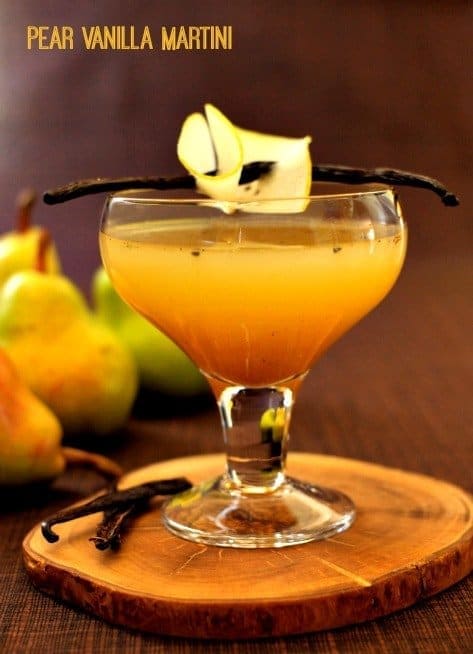 pear vanilla martini feature