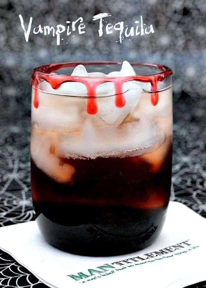 Vampire Tequila | Spooky Halloween Cocktail Perfect for Parties!