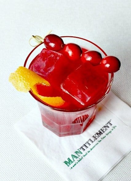 cranberry negroni cocktail