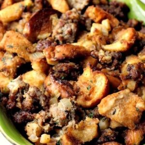 The Best Sausage Stuffing is a classic sausage stuffing recipe