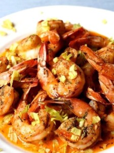This Spicy Drunken Shrimp has a sauce so good, you won't leave any behind!