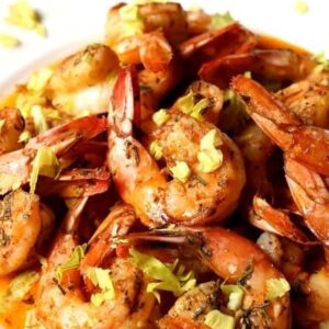 This Spicy Drunken Shrimp has a sauce so good, you won't leave any behind!