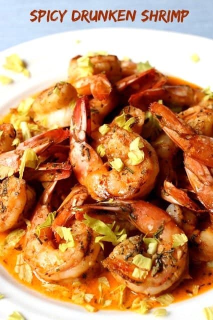 Shrimp recipe in a beer and butter sauce