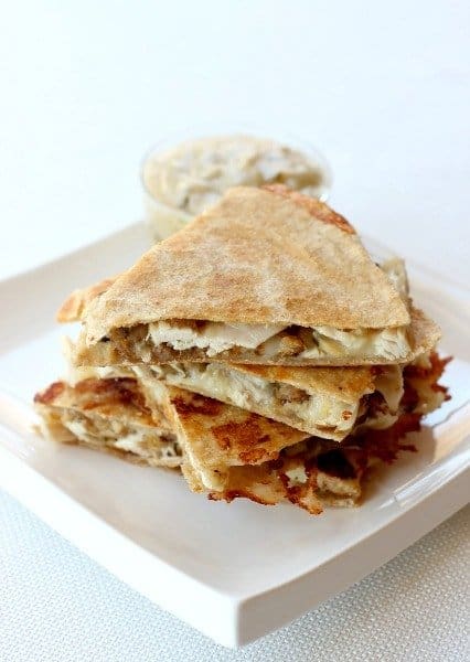 Thanksgiving Quesadillas will use up all your Thanksgiving leftovers in the most amazing way!