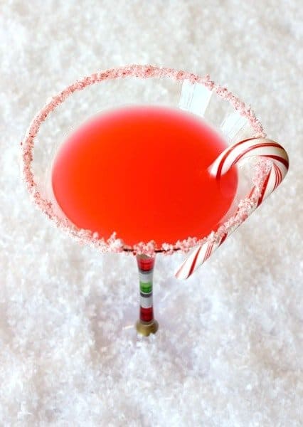 Candy Cane Martini is a martini recipe with infused vodka