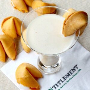 Fortune Cookie Shooter | Good Luck Cocktail for New Years