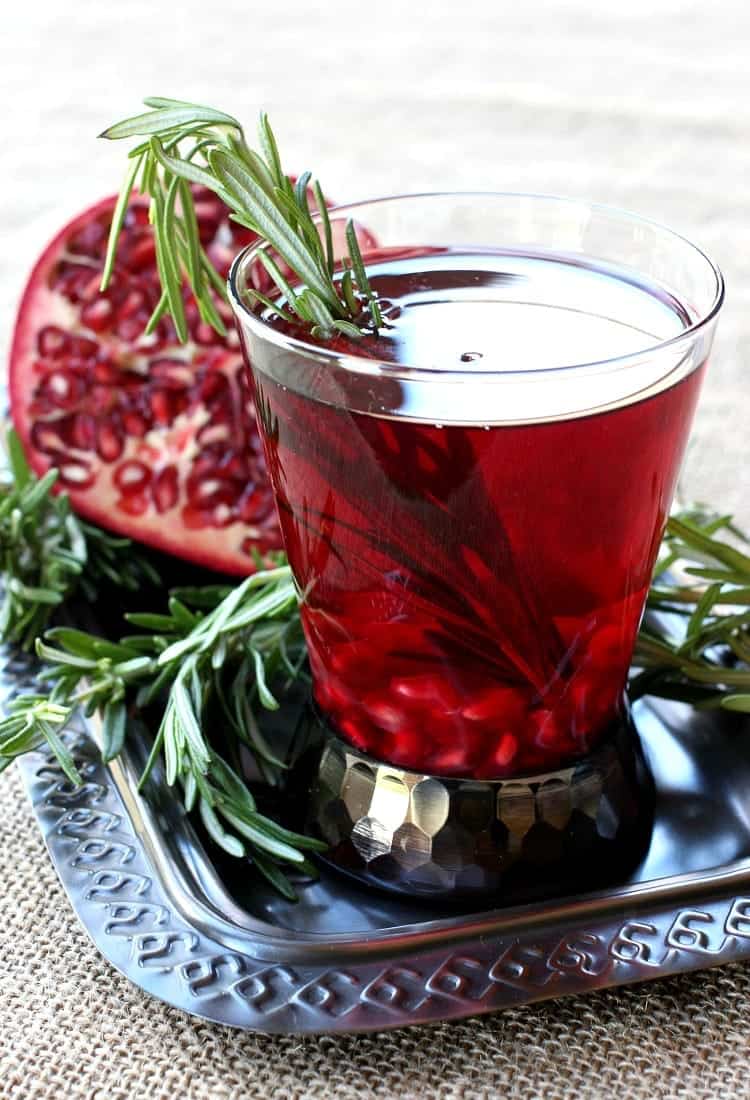A Rosemary Reposado for your Holiday cocktail!