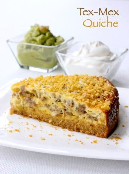 Sausage Tex-Mex Quiche featured