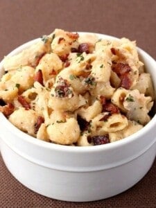 Chicken Marsala Mac and Cheese is a dinner everyone will love!