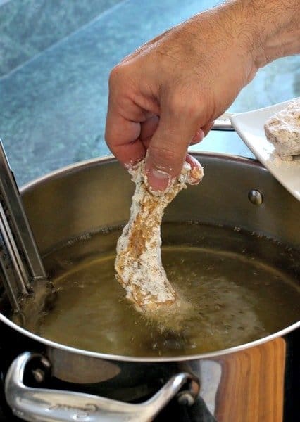 Chicken Fried Ribs with Whiskey Glaze are a deep fried rib recipe