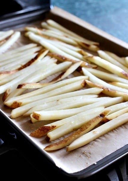 Homemade Baked French Fries