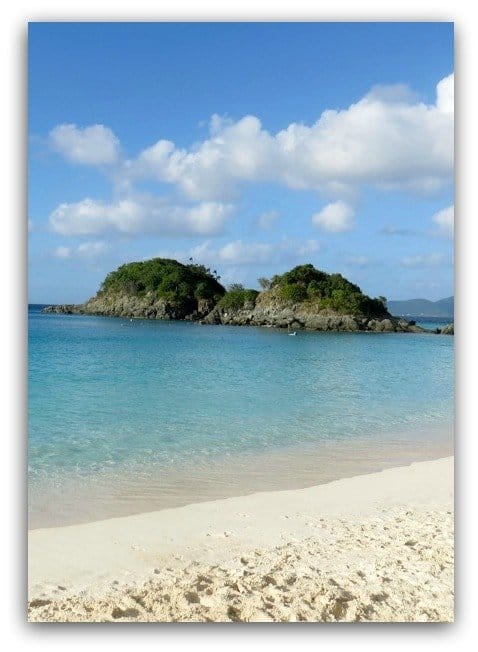 trunk-bay-beach postcard