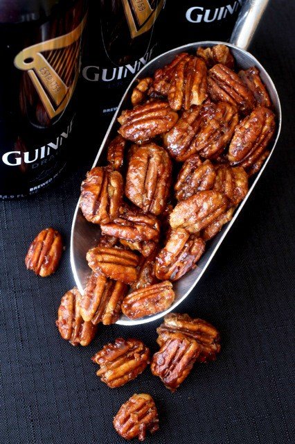 Guinness beer nuts in scoop