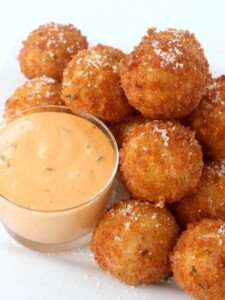 Reuben Fritters are a fried appetizer recipe