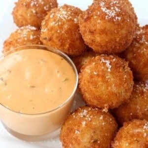 Reuben Fritters are a fried appetizer recipe