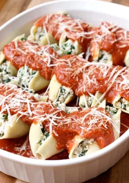 Italian Stuffed Shells Recipe heading for the oven