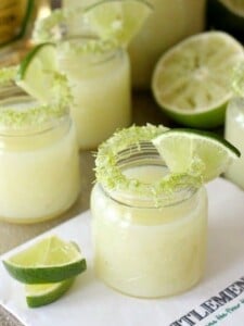 Lime Drop Shots are made with fresh lime and tequila