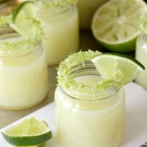 Lime Drop Shots are made with fresh lime and tequila