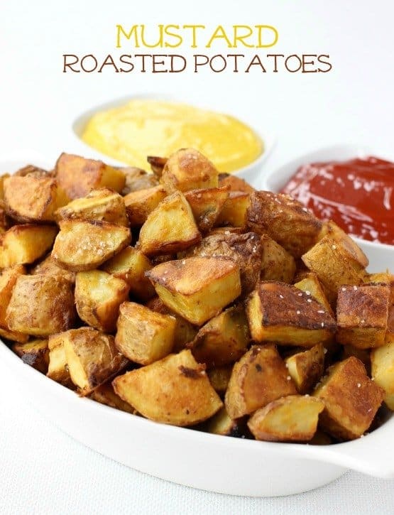 Mustard Roasted Potatoes featured