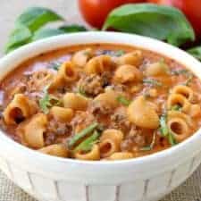 Beefy Tomato Soup