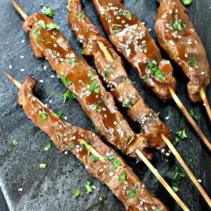 Easy Korean Steak Kabobs Recipe | How to Make Beef Kabobs
